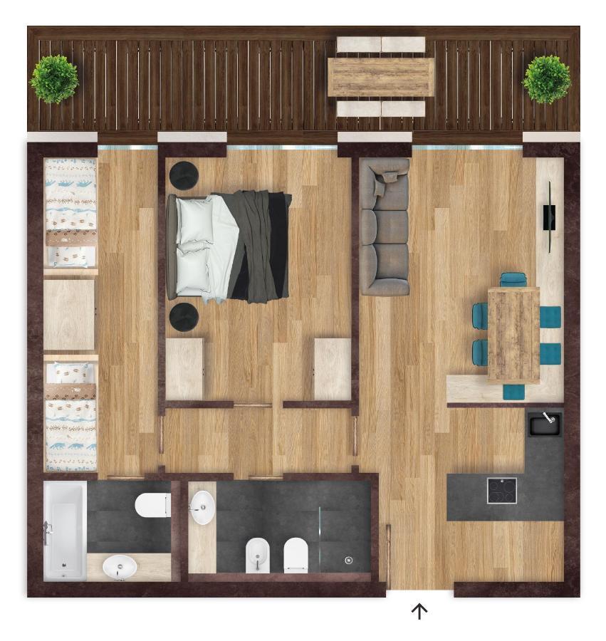 Movi Family Apart-Hotel ****S Корвара-ін-Бадія Екстер'єр фото